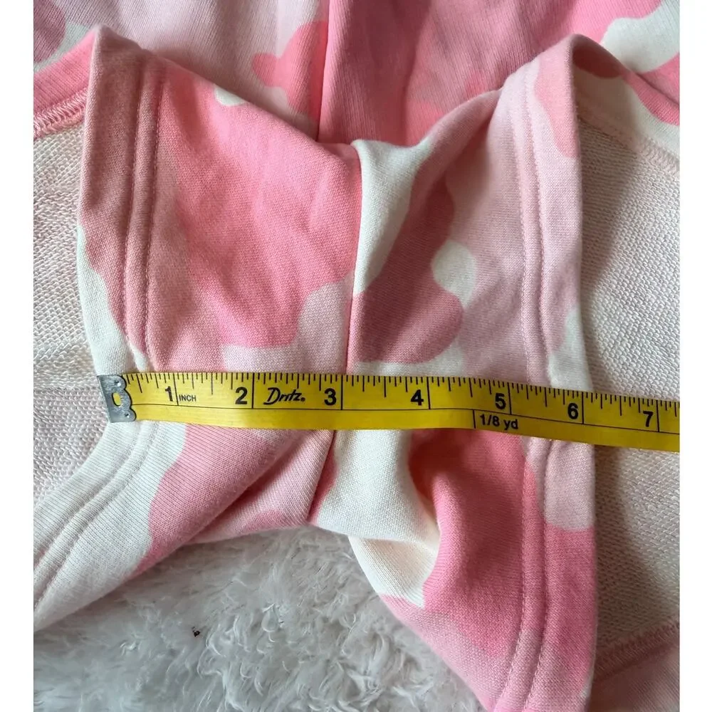 Adidas Pink Camo Cargo Sweat Shorts Women’s Large Utility Y2K